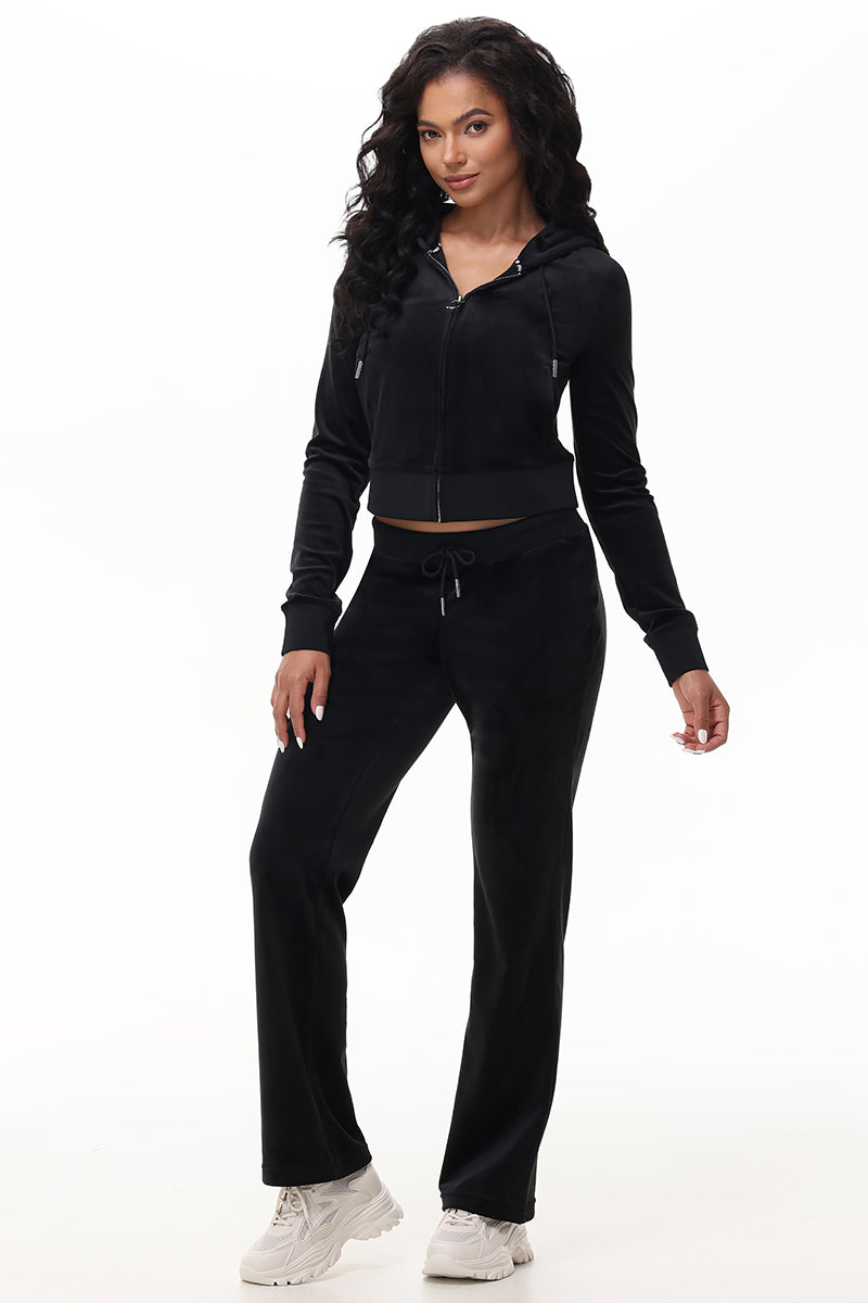 OG Big Bling Velour Hoodie - Juicy Couture