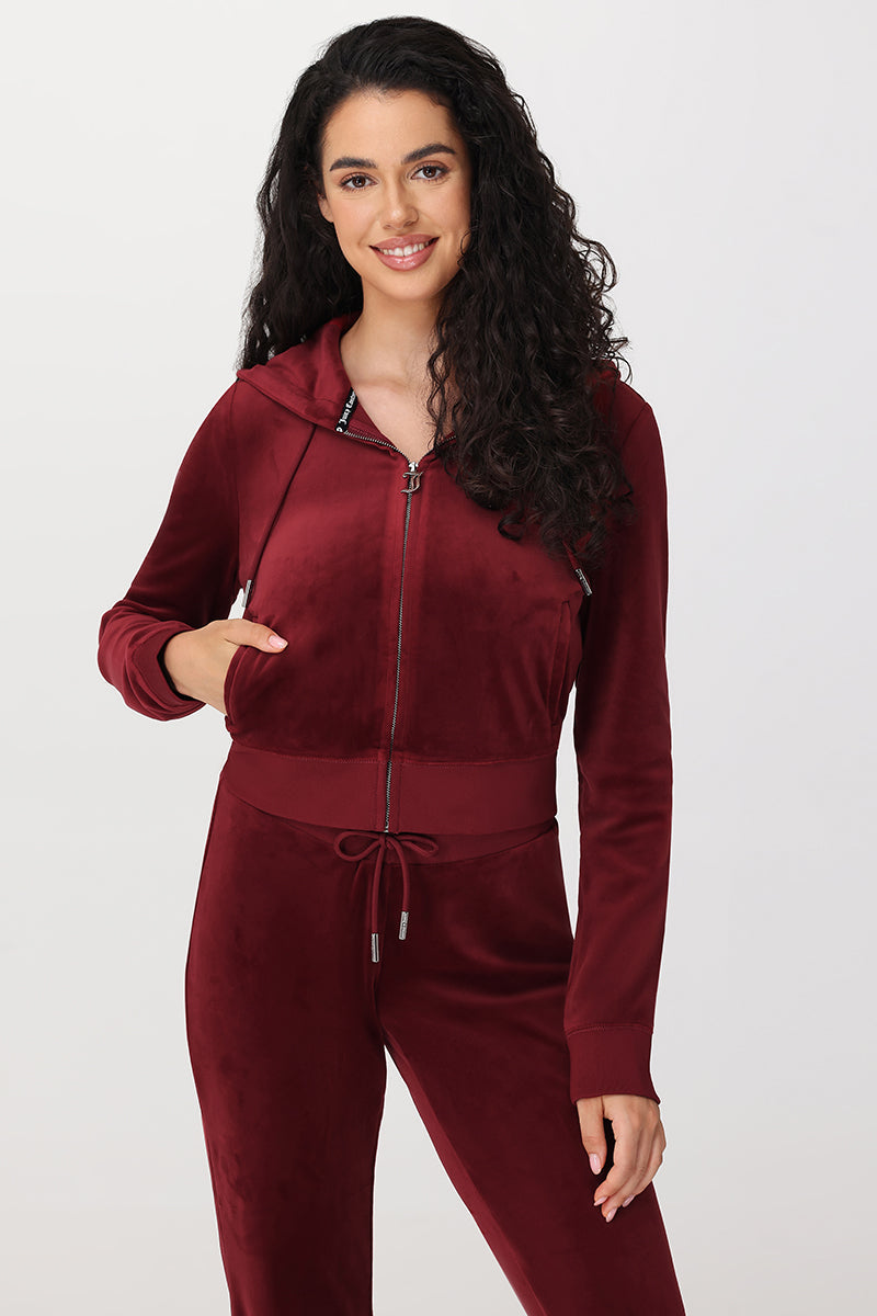 OG Big Bling Velour Hoodie - Juicy Couture