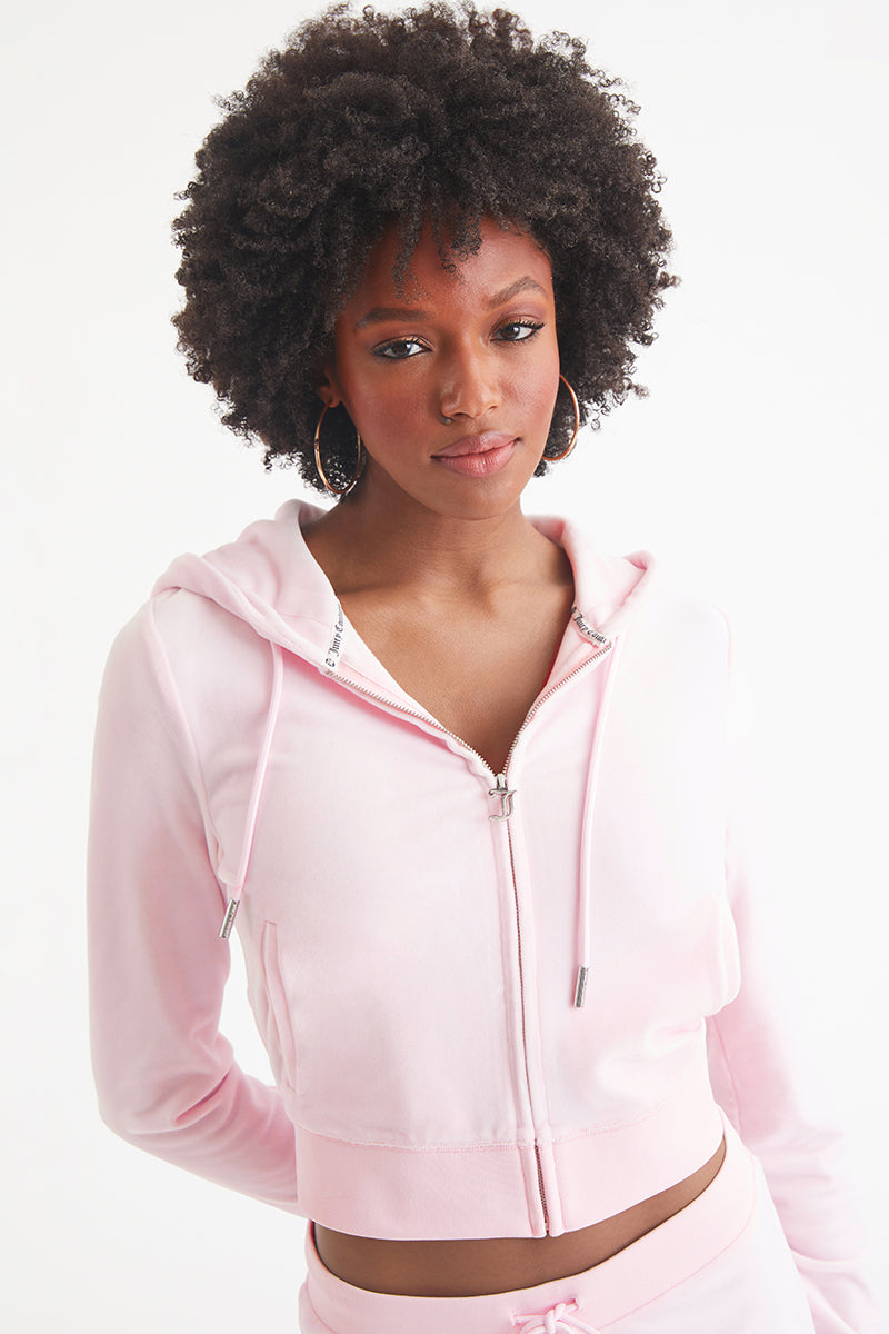 Juicy Couture Velour Tracksuit Light Pink Bling 2024