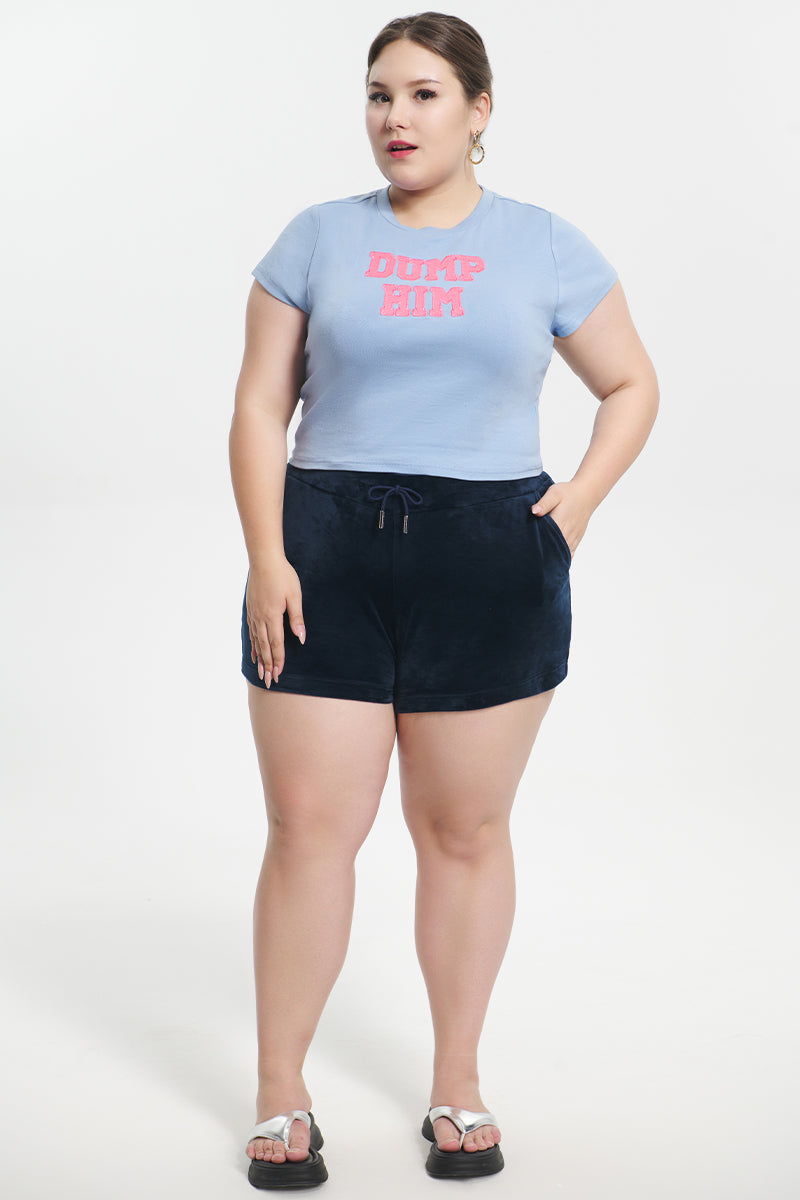 ベロアショートパンツ【Juicy Couture】Big Bling Velour Shorts JUICY COUTURE Big Bling Velour Womens Track Shorts - PINK