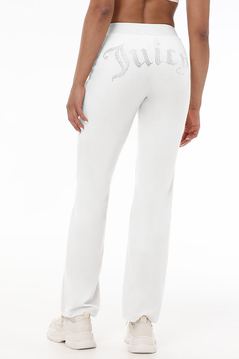 OG Big Bling Velour Track Pants - Juicy Couture