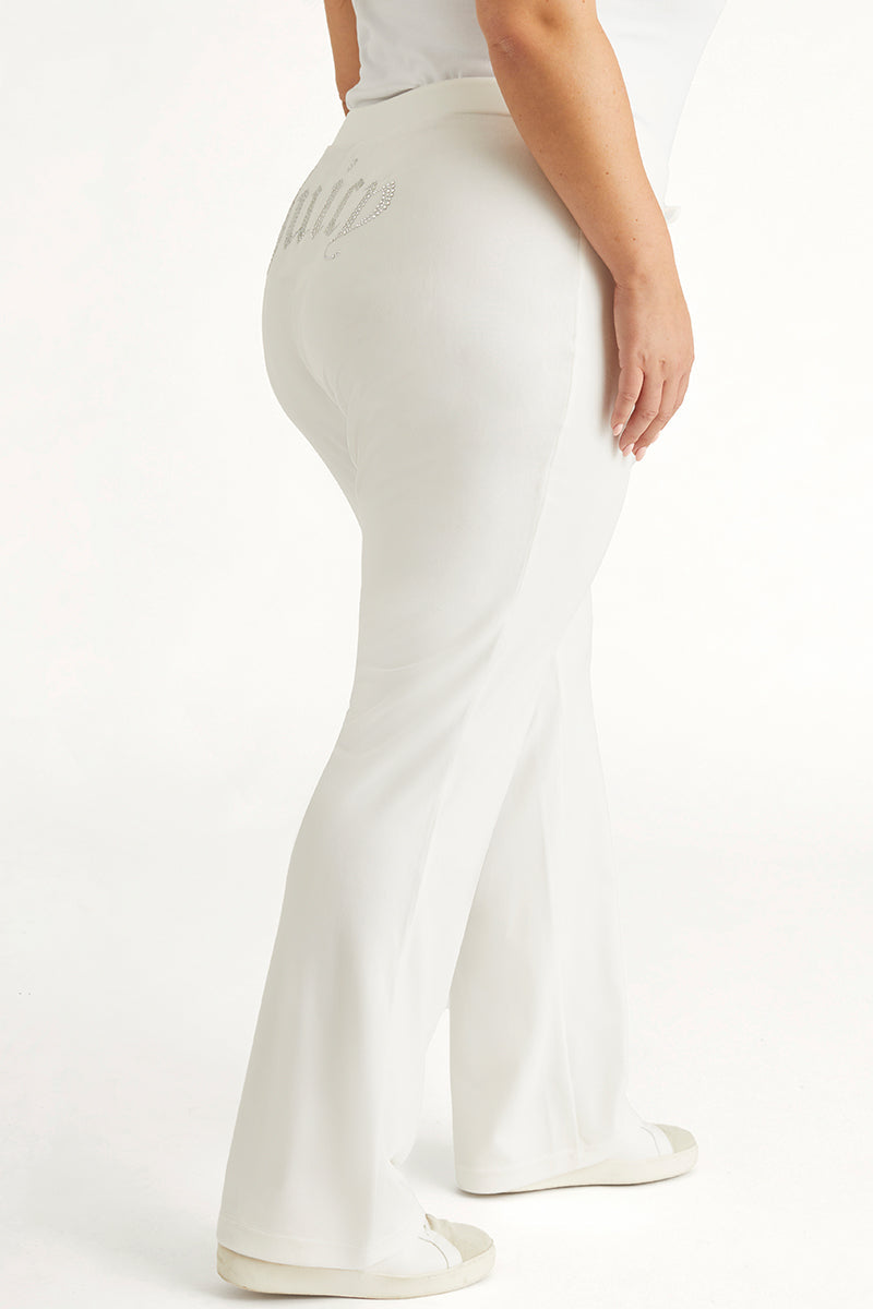 Plus-Size OG Big Bling Velour Track Pants - Juicy Couture