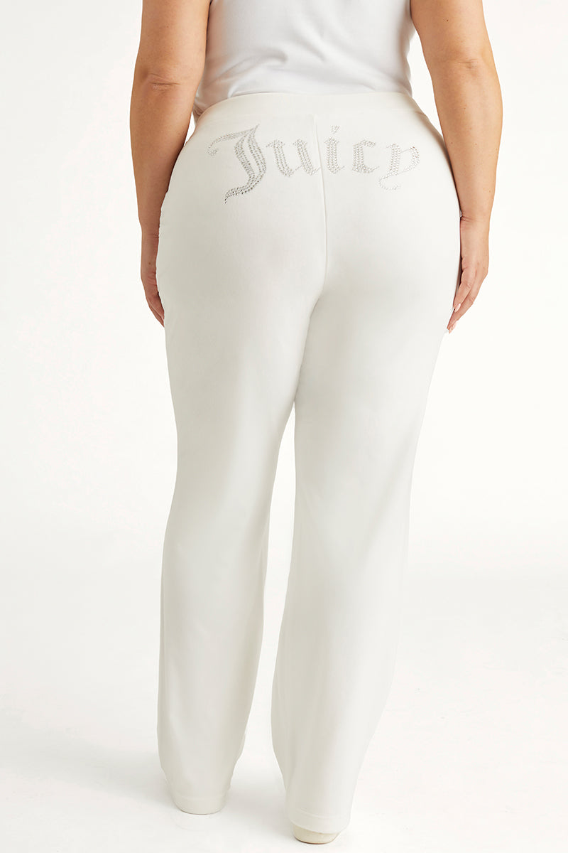 Juicy Couture Og Big Bling Velour Track Pants for Women - Size XL