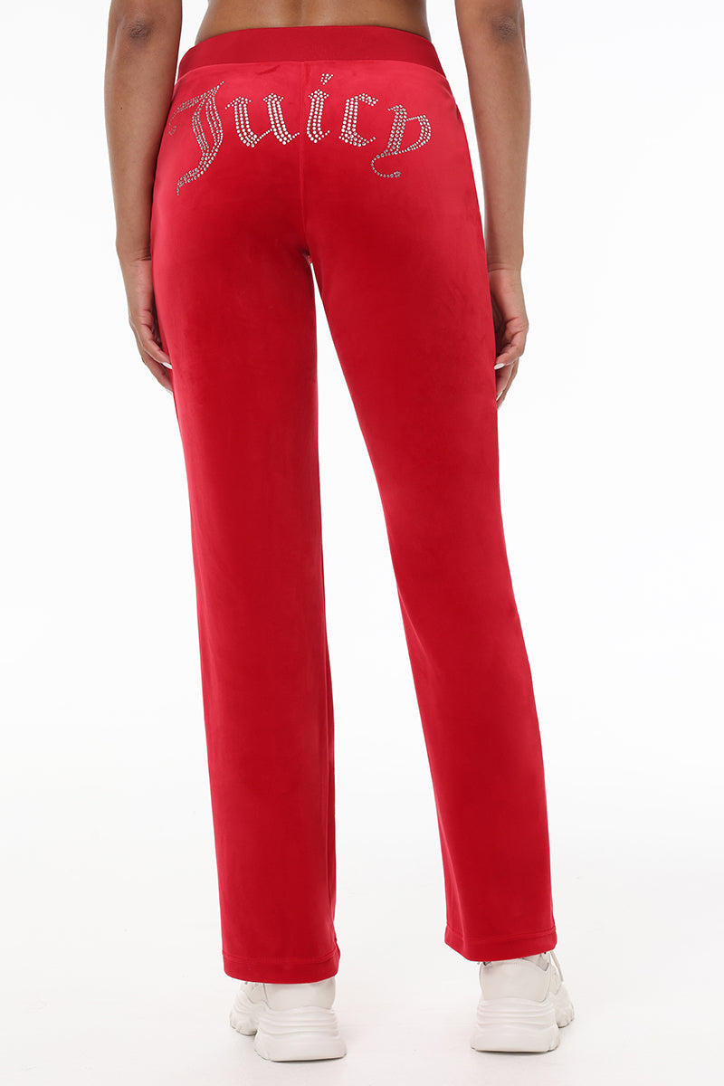 Juicy couture red velour tracksuit online