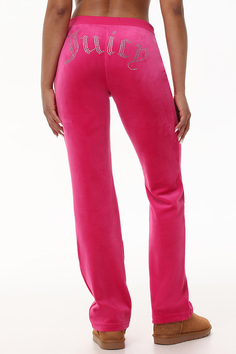OG Big Bling Velour Track Pants Juicy Couture - Main Image