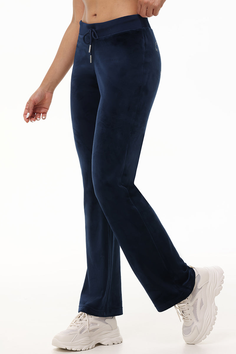 Juicy couture del rey velour pants on sale