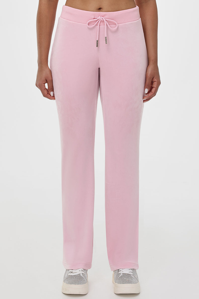 【Juicy Couture】 OG BIG BLING VELOUR Track Pants PINK OG Big Bling Velour Track Pants - Juicy Couture