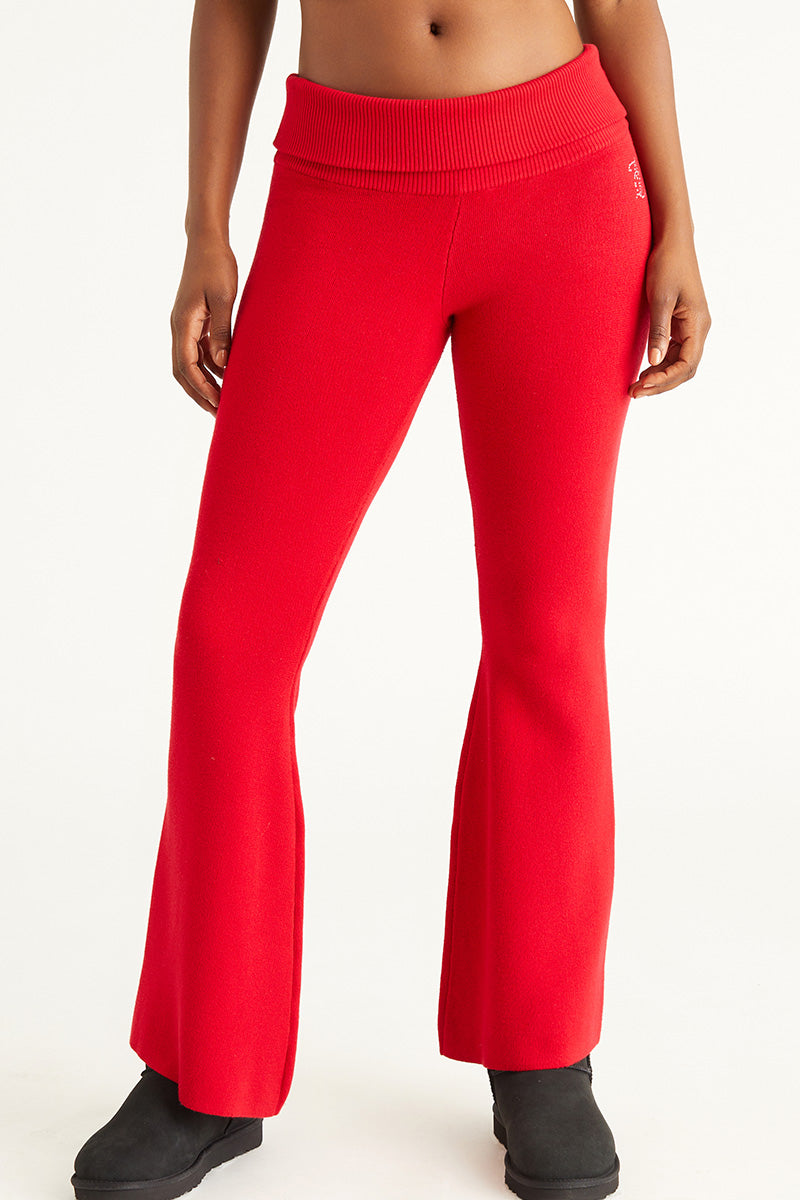 Low Rise Knit Flare Pants Juicy Couture