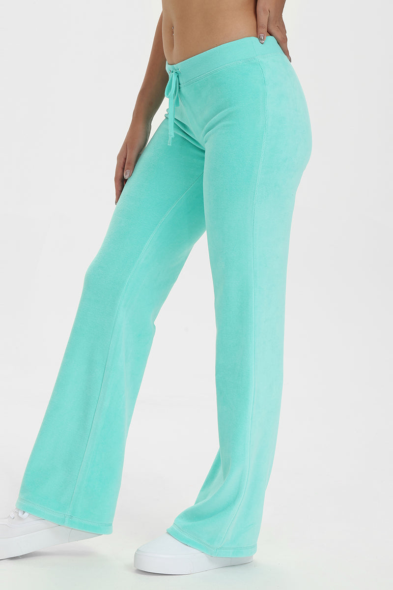 Classic Cotton Velour Track Pants - Juicy Couture