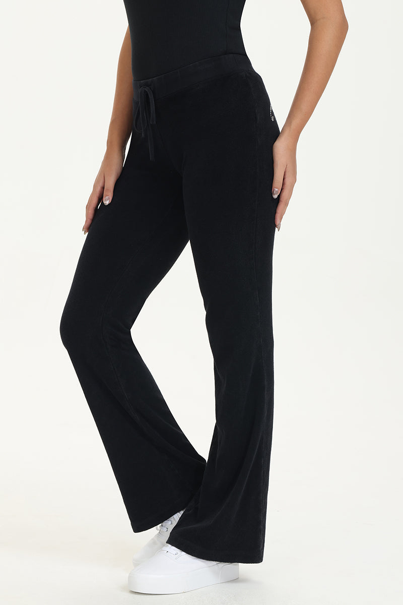 Big Bling Towel Terry Track Pants - Juicy Couture