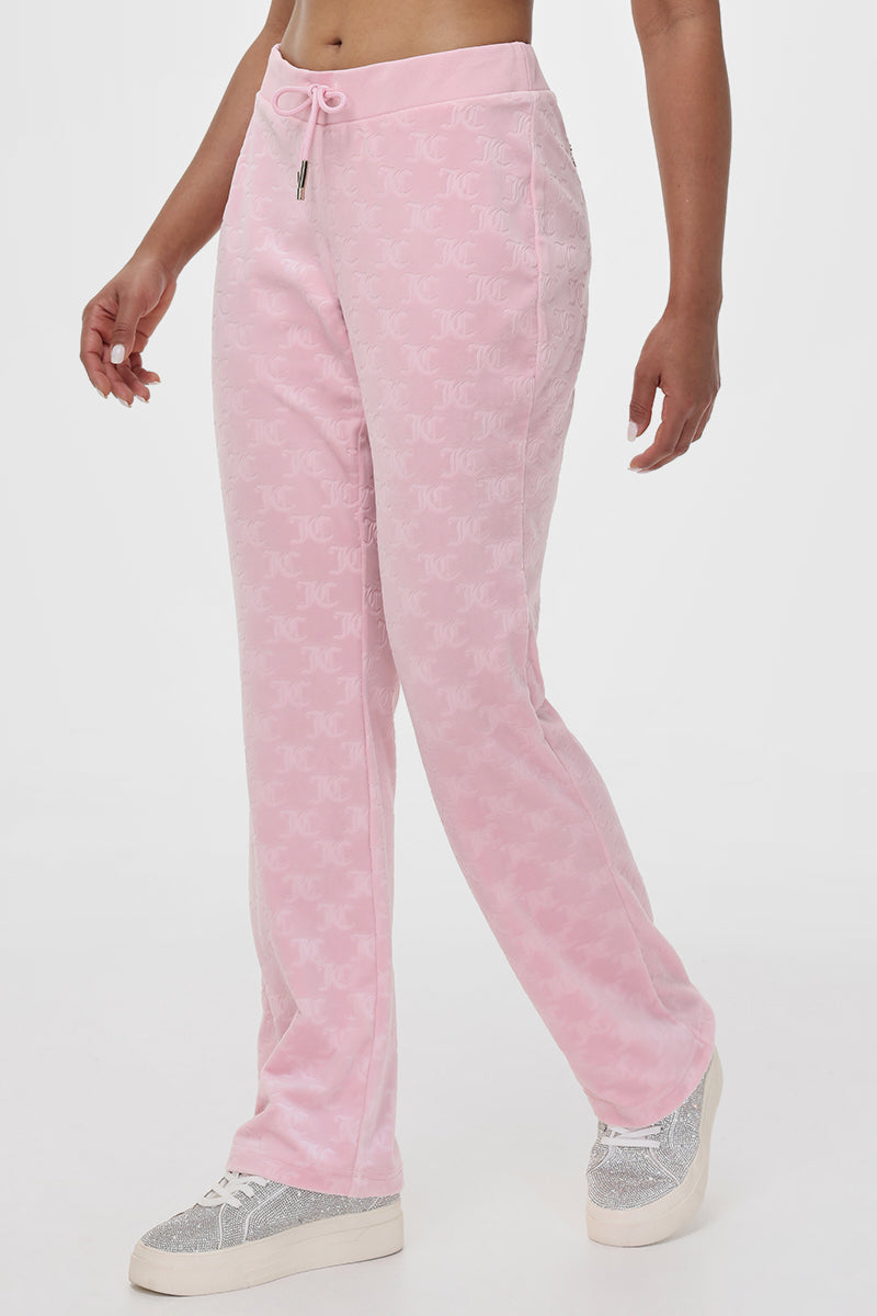 WHIMSIC/新色追加】VELOUR PIPING TRACK PANTS | Kastane