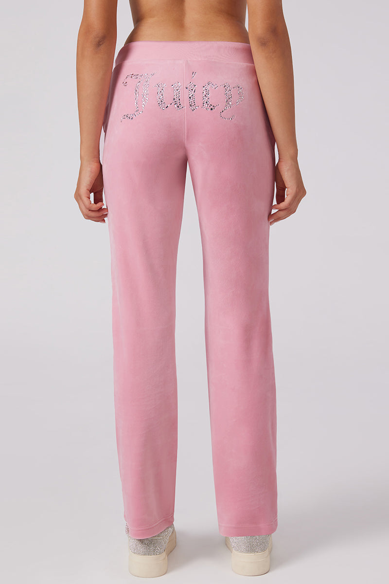 Juicy x Angel Reese Big Bing Velour Track Pants - Juicy Couture