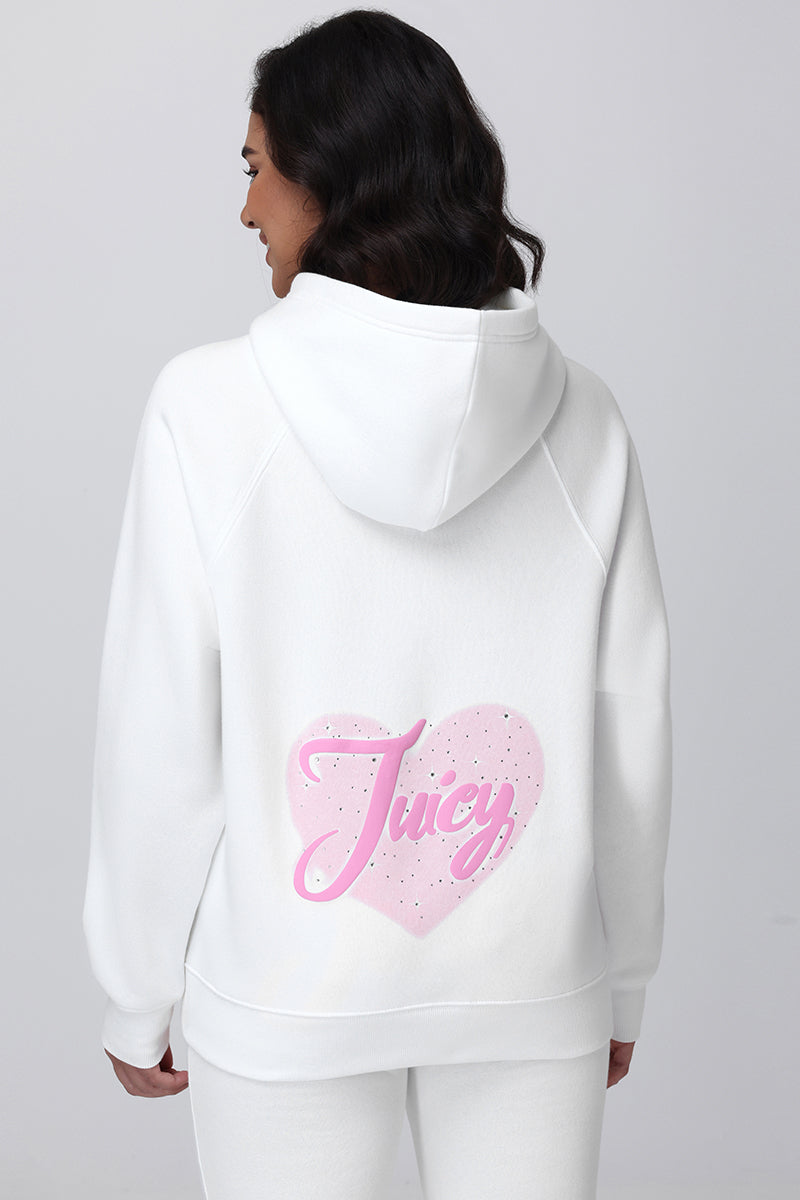 Sweetheart Fleece Oversized Hoodie – Juicy Couture