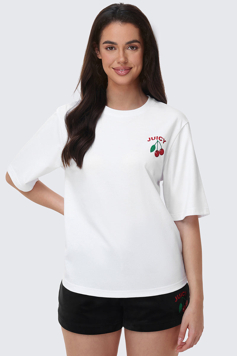 Cherry Bling Graphic Tee – Juicy Couture