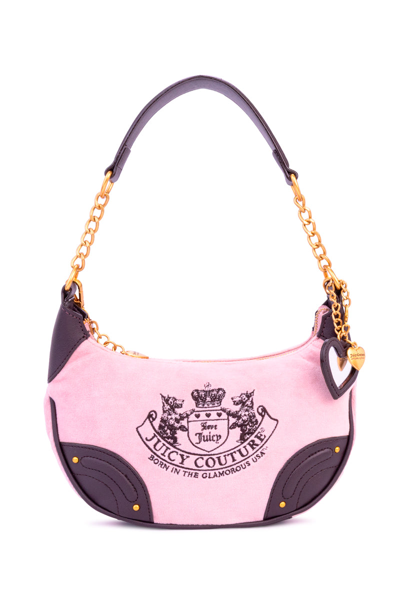 Juicy Couture ショルダー付きハンドバッグ NWT Juicy Couture Retro Vibe Shoulder Bag & Wallet Set - Dusty