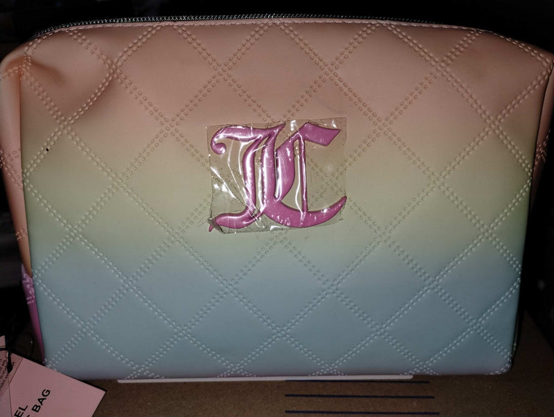 Juicy Couture travel cosmetic bag—REJUICED