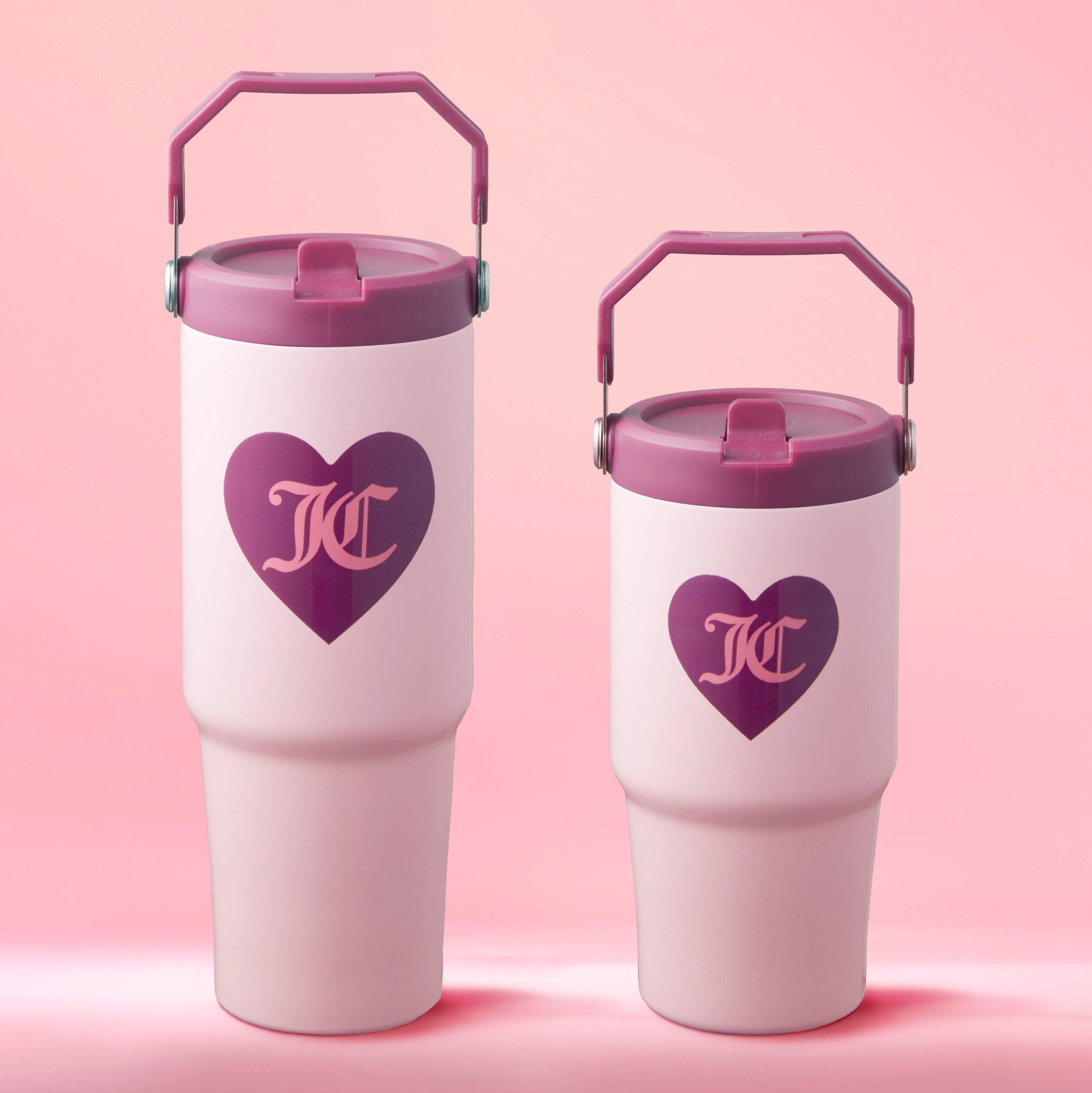 Juicy Couture ピンク ヨガウェア セット Flip Flow Hydration Stainless Steel Tumbler Cup 2-Pack – Juicy Couture
