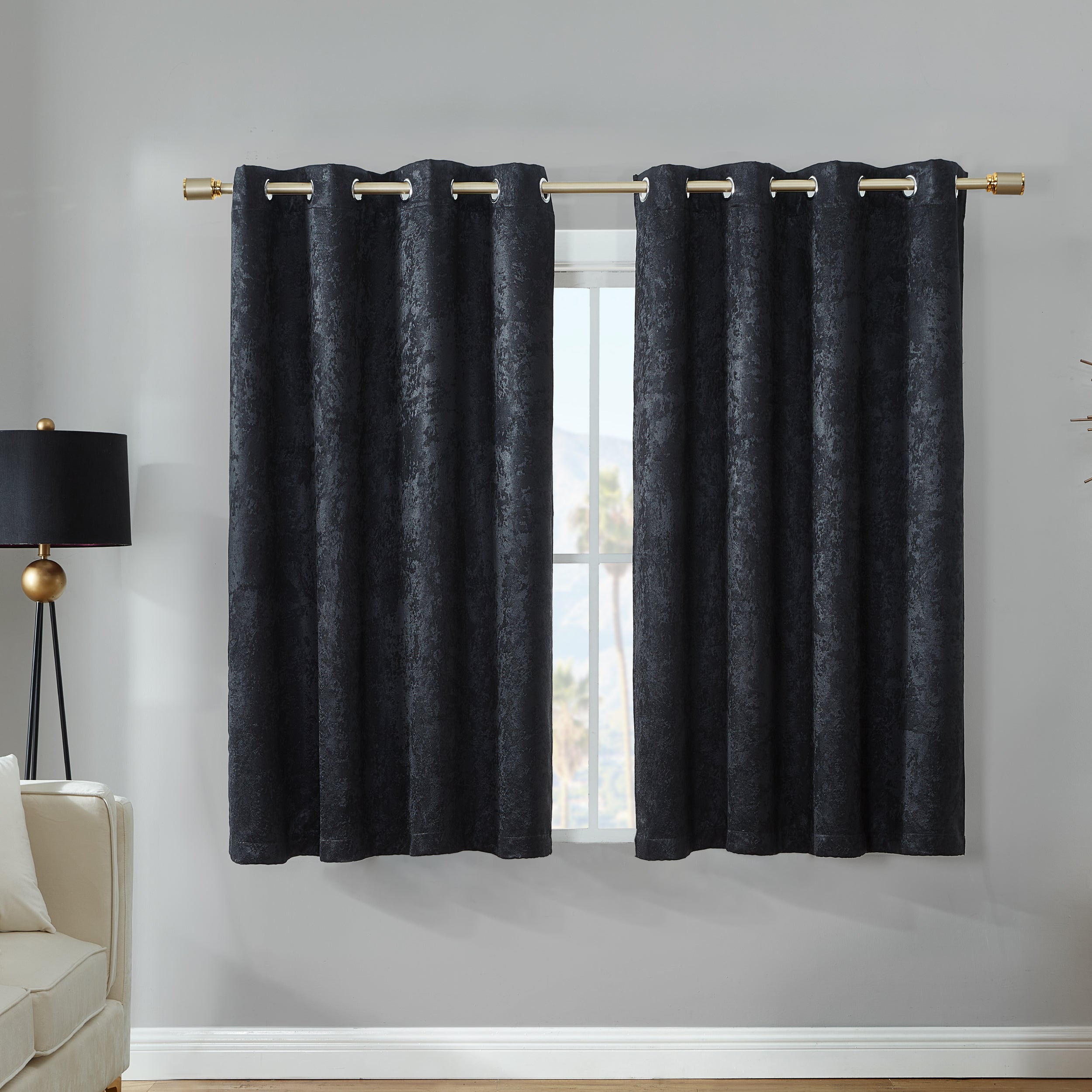 Juicy Couture Curtains Faux Suede Curtains - Juicy Couture