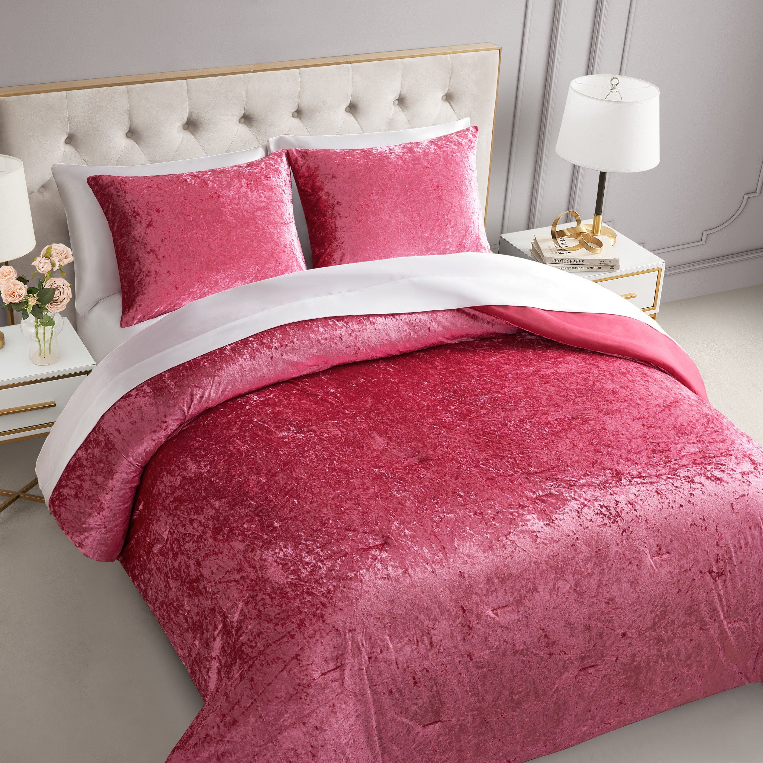 CUT hot orders pink glitter Crushed Velvet Blanket