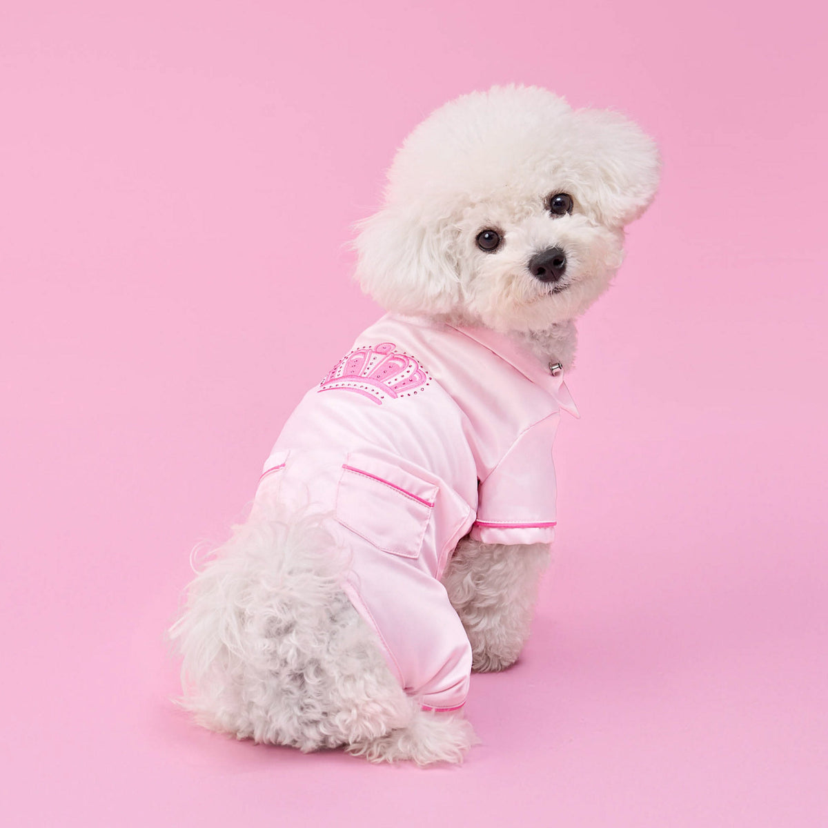pink dog dressing gown Dressing Gown | Pink