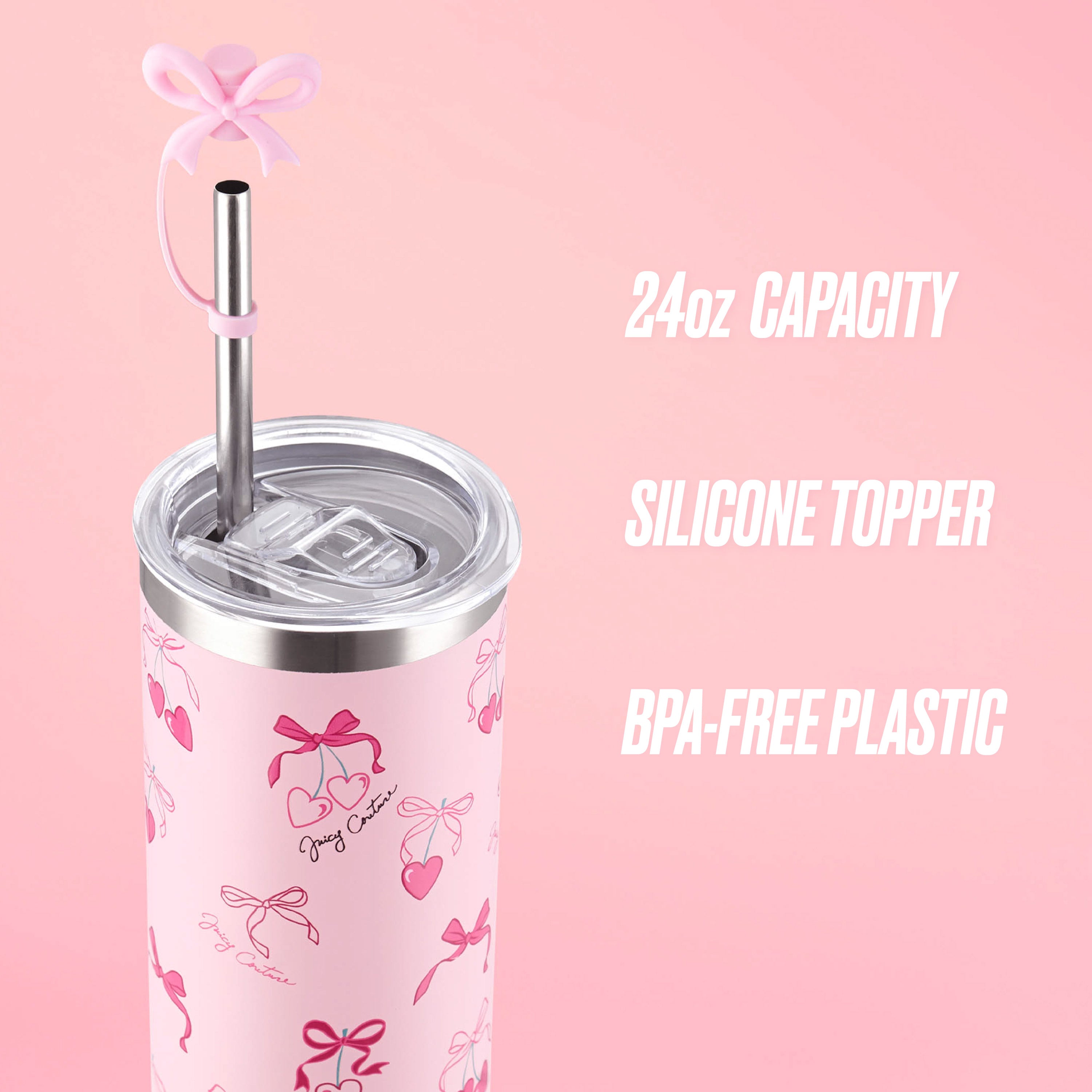 Glam Slip Hydration Stainless Steel Tumbler - Juicy Couture