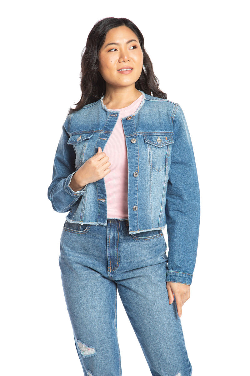 Online NWT Juicy Couture Monogram Denim Jacket