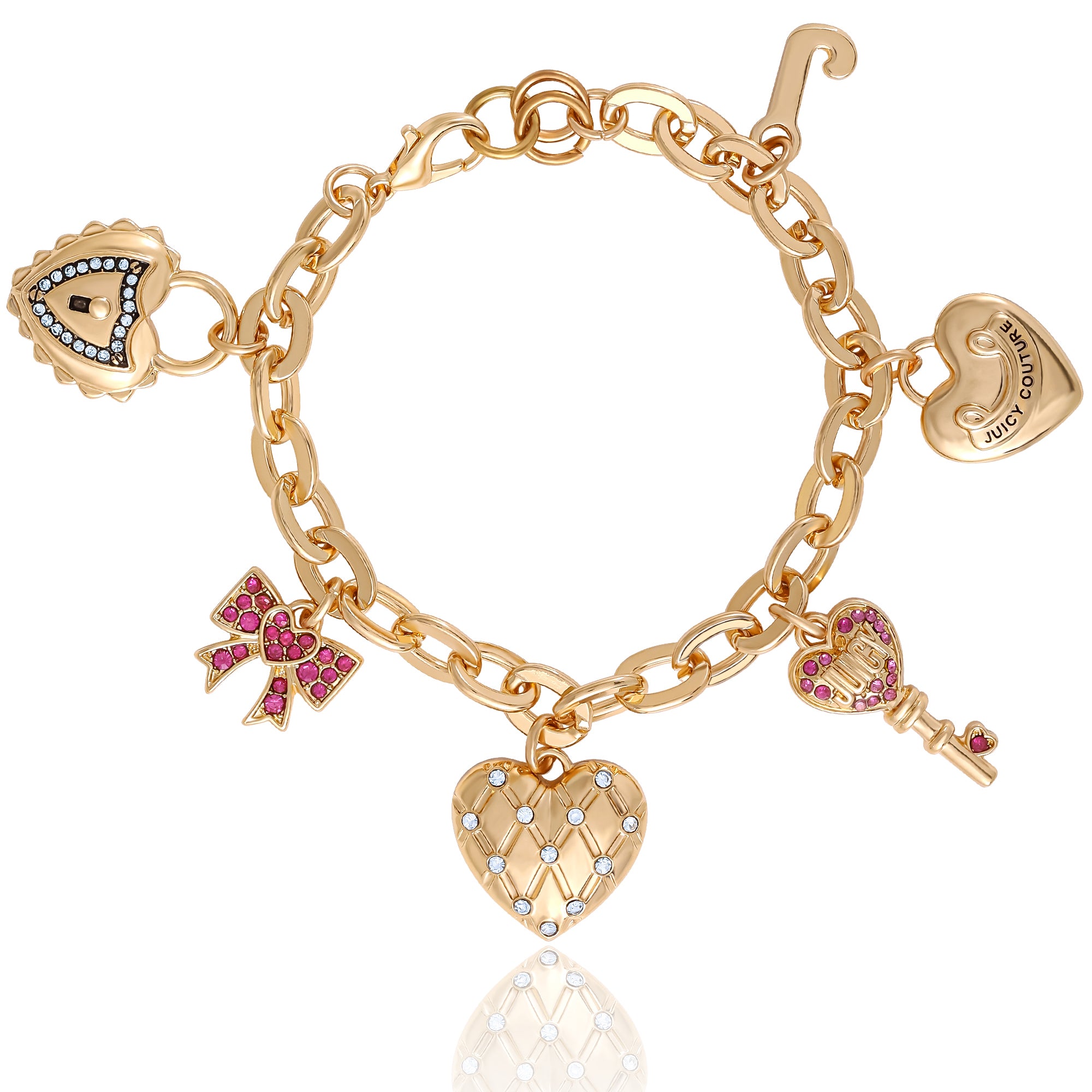 Heart & Key Charm Bracelet – Juicy Couture