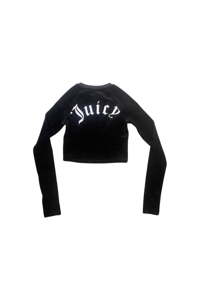 Velour Juicy Cropped Long Sleeve—REJUICED