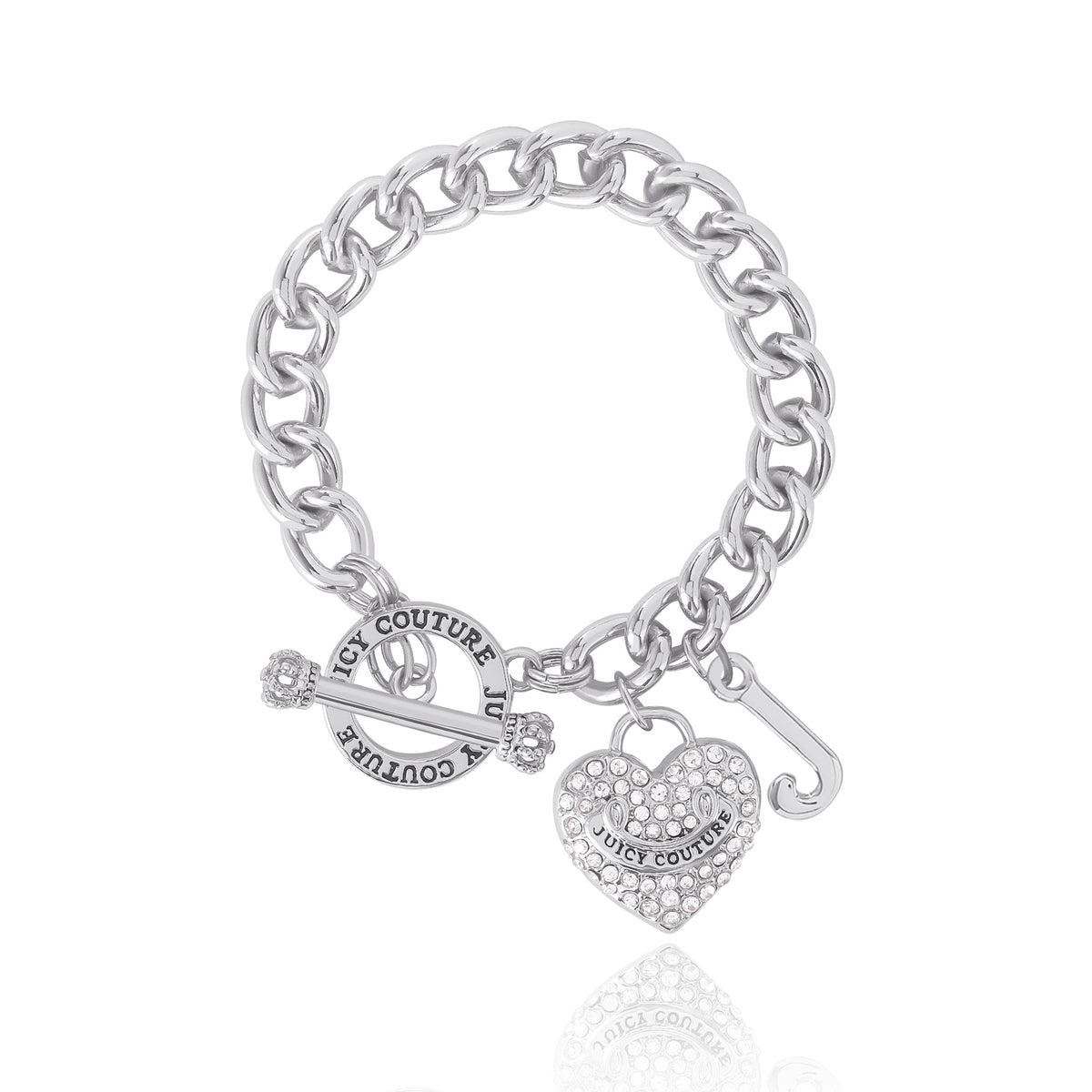 COPY - RARE Juicy Couture Silver Charms Bracelet Watch | Vintage Y2K Juicy Couture Charm Bracelet **if... | Depop main image 3