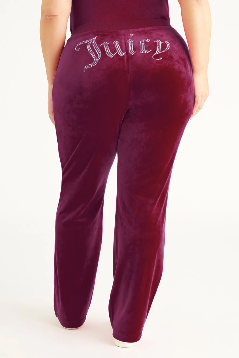 Juicy couture velour pants with juicy on the bum online