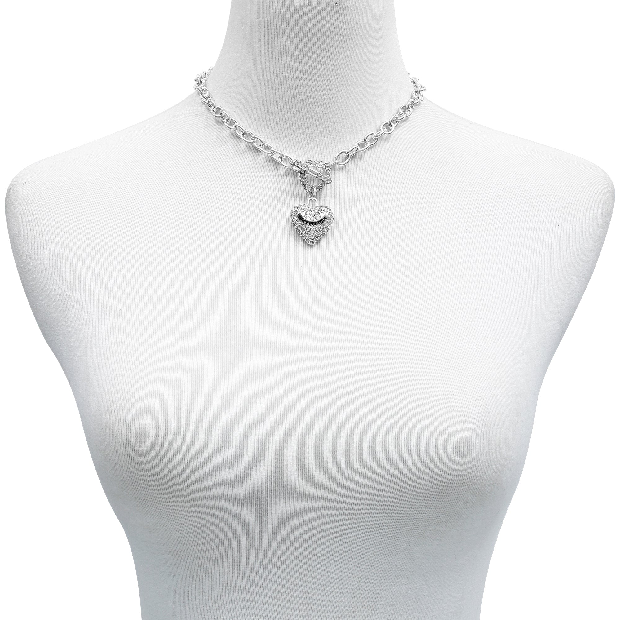 Juicy Couture store bling heart necklace