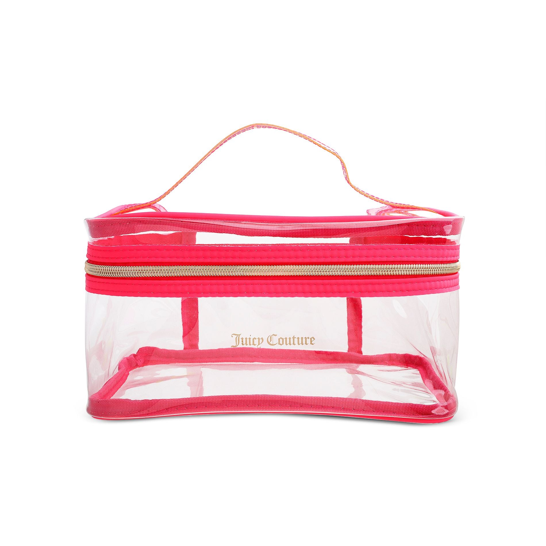 Outlets Juicy Couture Clear Travel Cosmetic Bag