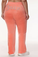 Plus-Size OG Big Bling Velour Track Pants - Juicy Couture