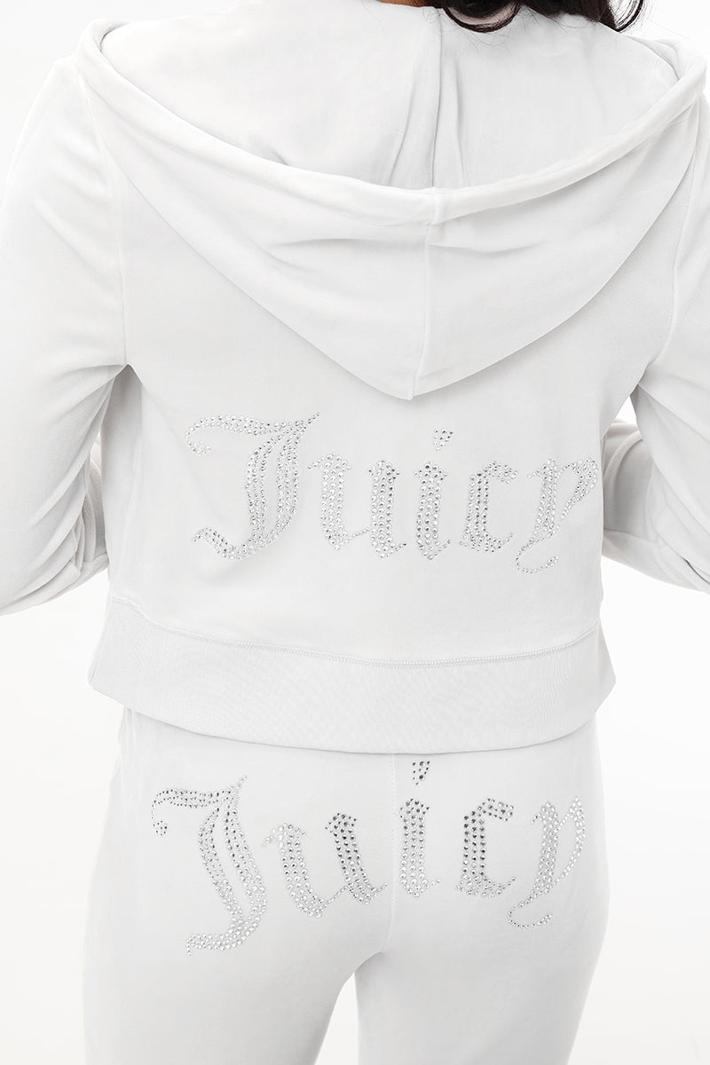 OG Big Bling Velour Hoodie - Juicy Couture