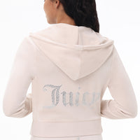 OG Big Bling Velour Hoodie - Juicy Couture