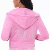 OG Big Bling Velour Hoodie - Juicy Couture