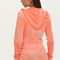 OG Big Bling Velour Hoodie - Juicy Couture