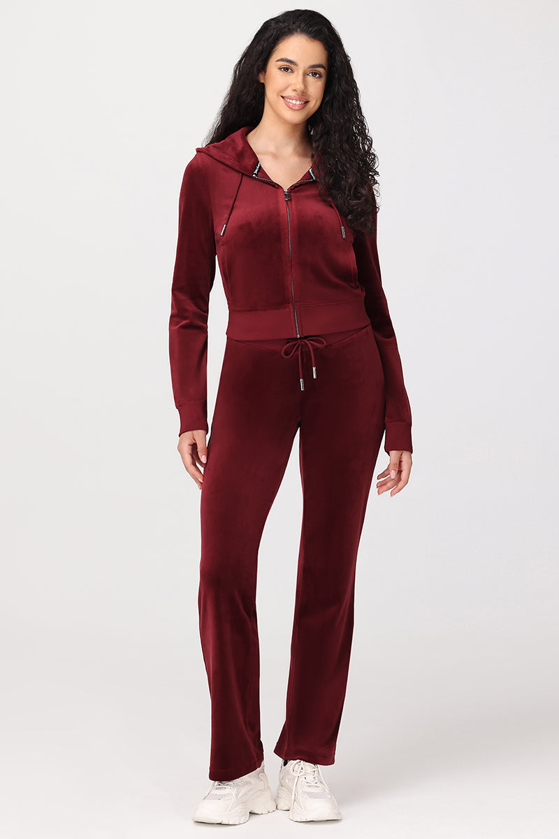 OG Big Bling Velour Hoodie - Juicy Couture
