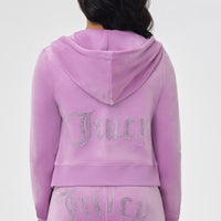 OG Big Bling Velour Hoodie - Juicy Couture