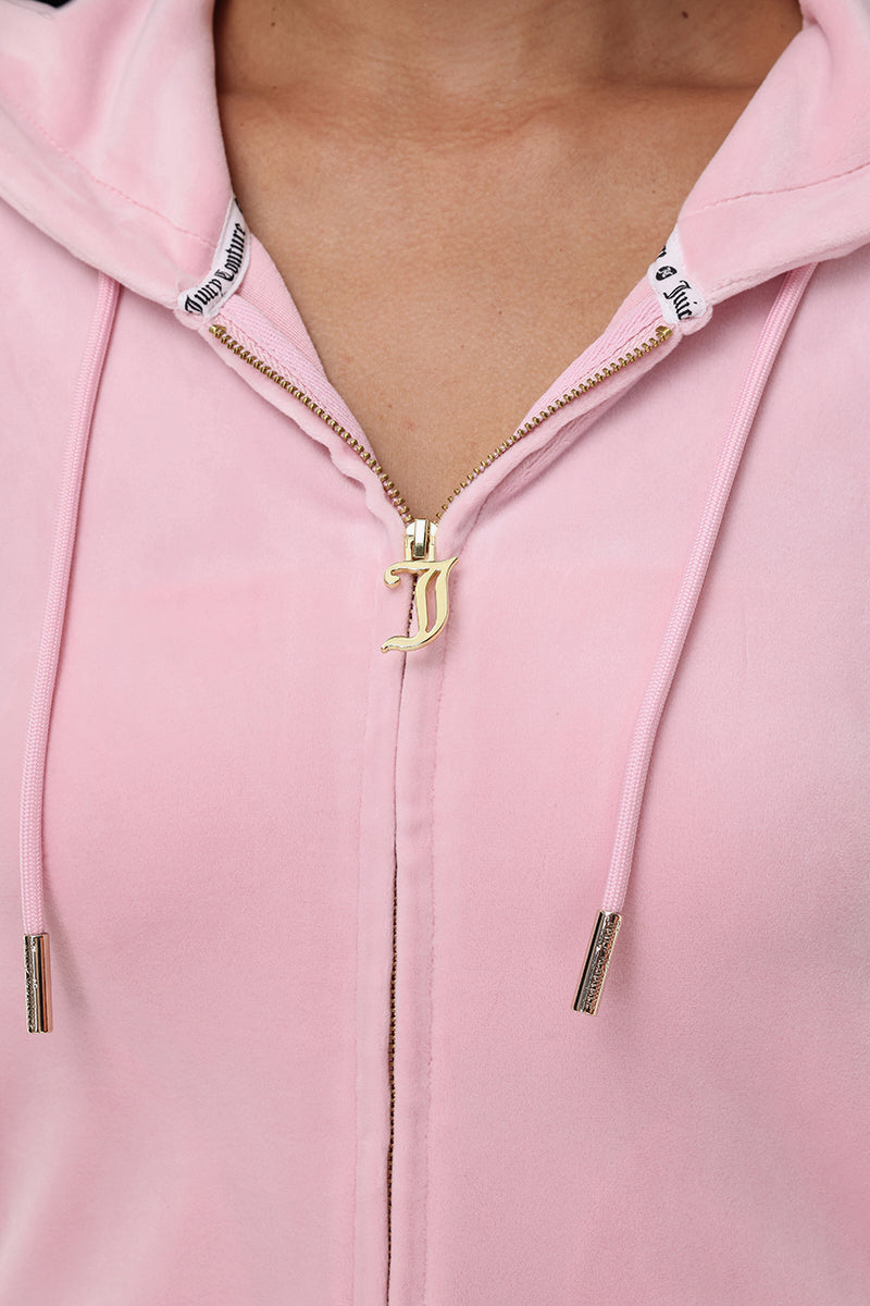 OG Big Bling Velour Hoodie - Juicy Couture