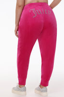 Plus-Size Big Bling Velour Jogger - Juicy Couture