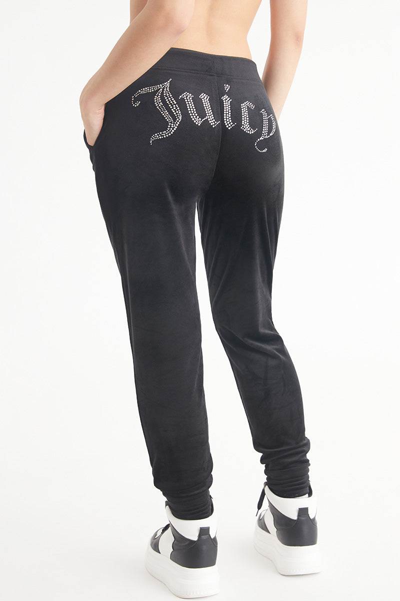 Big Bling Velour Joggers - Juicy Couture