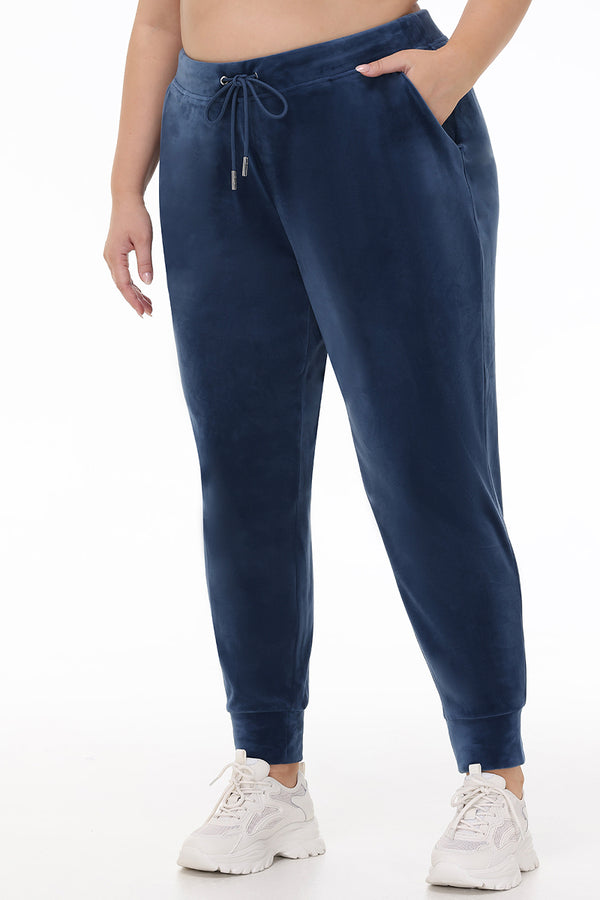 Plus-Size Big Bling Velour Jogger - Juicy Couture