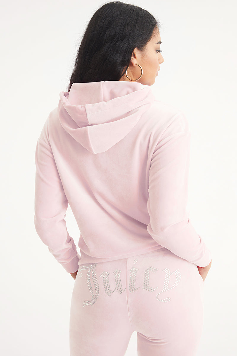  Juicy Couture Hooded Heavyweight Flocked Bubble Puffer