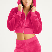 Cropped Faux Fur Jacket - Juicy Couture