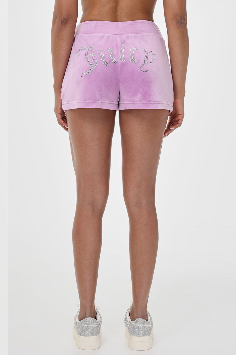 Big Bling Velour Track Shorts - Juicy Couture