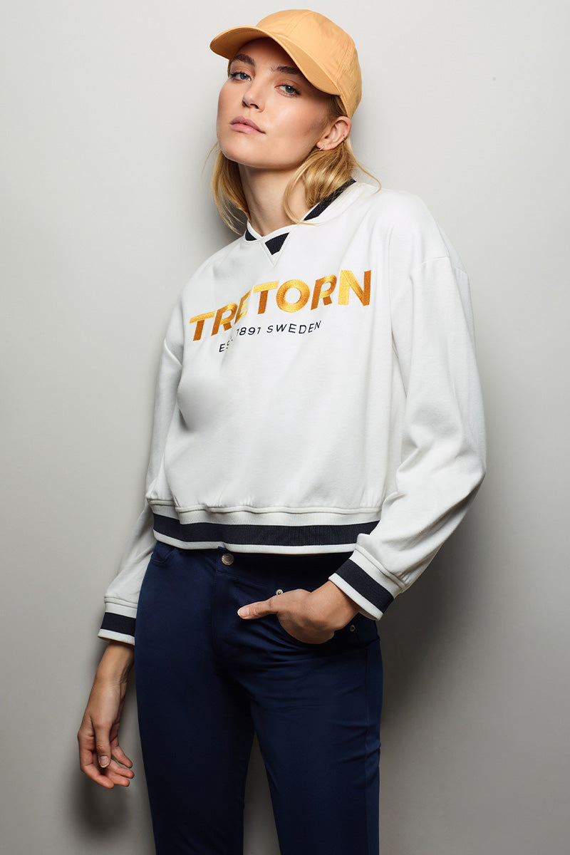 Tretorn Striped Trim Logo Sweatshirt - Tretorn