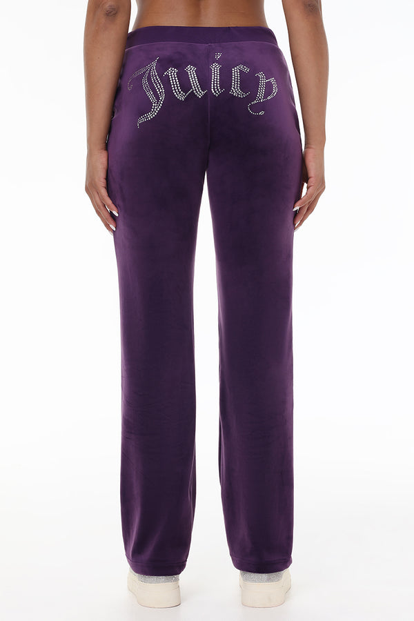 OG Big Bling Velour Track Pants - Juicy Couture