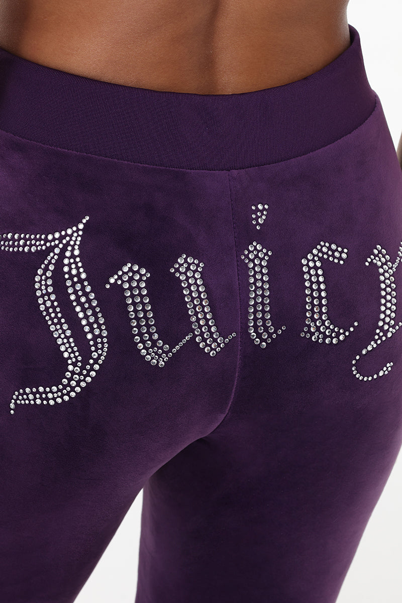 OG Big Bling Velour Track Pants - Juicy Couture