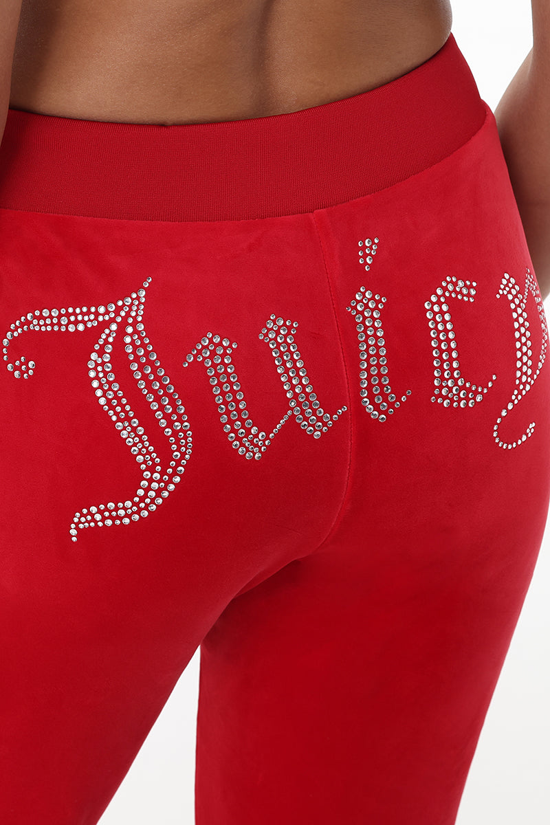 OG Big Bling Velour Track Pants - Juicy Couture